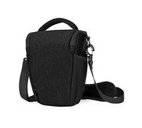 Funda para cámara negra impermeable triángulo bandolera riñonera para Nikon Coolpix P1000, P950, P900 cámara (BG92), Black, Funda para cámara