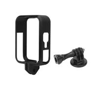 Funda para cámara panorámica, resistente a los golpes, acceso a la puerta de la batería, compuesto de PLA con soporte, soporte para accesorios ampliable, borde protector de cámara