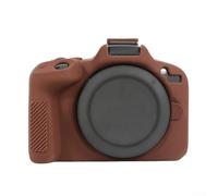 Funda para cámara, protector de silicona para Canon EOS para R50 durante el movimiento, proporciona defensa sin obstaculizar el funcionamiento de la cámara (café)
