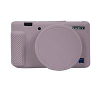 Funda para cámara Sony ZV-1, ZV1, funda protectora de silicona para cámara con tapa de lente extraíble para cámara digital Sony ZV 1