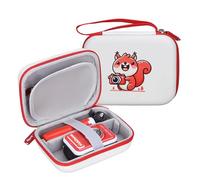 Funda para cámara Vtech Kidizoom Creator Cam, bonita bolsa de almacenamiento para cámara Vtech Kidizoom color rojo con bolsillo para accesorios de trípode (solo caja) (rojo)