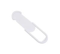 Funda para cámara web, 6 unidades, para proteger tu privacidad para computadora y teléfono, fácil de abrir, blanco, negro, plateado y gris