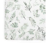 Funda para cambiador de muselina orgánica, tapete cambiador de bebé, suave y transpirable, hojas de eucalipto, 16 x 32 pulgadas