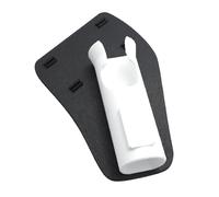 Funda para caña de pescar para cinturón, soporte para caña para cinturón de pesca, funda portátil deslizante para vadear al aire libre, kayak, banco, senderismo, muelle de surf, White, Refer to