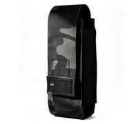 Funda para Cargador 9mm MOLLE Táctica con Soporte para Spray OC, Porta Cargador de Pistola Elástico Universal y Soporte para Linterna EDC para Cinturón y Chaleco(BMC)