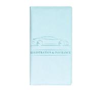 Funda para carnet de conducir, soporte para tarjeta de seguro de coche, funda para el coche, tarjetero, organizador de documentos