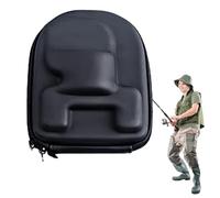 Funda para carrete de pesca, cubierta protectora para carrete de pesca | Funda para carrete de baitcasting | Bolsa porta carrete de pesca para zurdos o diestros, funda para carrete, Negro ,