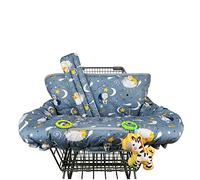 Funda para carrito de compras, funda para carrito para bebés, funda acolchada para silla alta, cojín de asiento reversible Bonus Split, funda para teléfono celular, bolsillo de colección