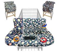 Funda para carrito de compras para bebé, funda para carrito de comestibles para bebé niño y niña, funda de silla alta para bebé y niño pequeño, regalo de lista de regalos de bebé, impermeable,