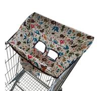 Funda para carrito de compras para bebés, funda cómoda, cubierta para carrito de compras para niños, bonita impresión de protección contra el polvo, cubierta de fácil diseño para carritos, sillas