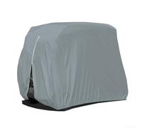 Funda para carrito de golf hecha de material Oxford 210D con cremallera trasera para funcionamiento para acceso y sistema de correa de seguridad resistente al viento