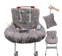 Funda para carrito de la compra para bebé niña y niño, resistente al agua, funda para silla alta con bolsa para teléfono y bolsillo, funda de carrito de bebé neutra de género para bebés, funda