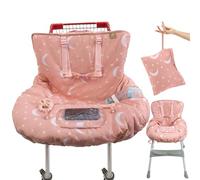 Funda para carrito de la compra para bebé niña y niño, resistente al agua, funda para silla alta con bolsa para teléfono y bolsillo, funda de carrito de bebé neutra de género para bebés, funda