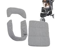 Funda para Carrito de Mascotas | Almohadilla para Carrito De Paseo De Mascotas,Almohadilla Desenfundable Lavable Impermeable Antideslizante para Gatos Perros Uso Exterior
