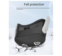 Funda para casco compatible Meta Quest3s Host Set Anticaída, Antidesgaste y Antiarañazos Silicona Especial