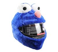 Funda para Casco de Moto Peluche, Funda Divertida para Casco de Moto para Hombre y Mujer, Funda Protectora para Casco Integral, Funda Protectora para Casco Moto ( Color : N )