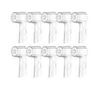 Funda para cepillo de dientes Oral B compatible con Oral iO 3|4|5|6|7|8|9|10 Series fundas protectoras para cabezales de cepillo de dientes eléctricos de cuidado suave, 10 unidades