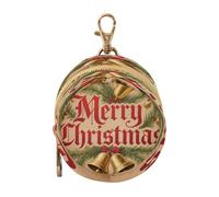 Funda para chupete con texto en inglés "Bell and Merry Christmas", con texto en inglés "Baby Girl", portátil, cartera para llaves, caja de almacenamiento para biberones
