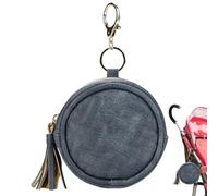 Funda para chupete - Funda para chupete de bebé | Soporte para chupete | Estuche para chupete para chupete, estuche de viaje | Se fija a bolsas de pañales, sostiene 2 chupetes o protector de pezón