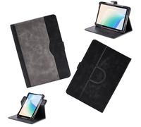 Funda para Chuwi Hi10 X1 10.1-Pulgadas Tablet Case PU Leather Stand Folio Cover 360 Degree Rotation Multi-Viewing Angels Black