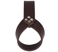 Funda para cinturón de martillo - Portabebés de cuero genuino para herramientas, organizador de cintura duradero, accesorio de trabajo reforzado, soporte de arma de larpa renacentista para atuendo de