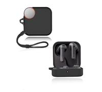 Funda para CMF by Nothing Buds 2 Auriculares yystao Funda de Silicona Suave Compatible con CMF Buds 2, con Correa para el Cuello - Agradable a la Piel y Durable, Negro