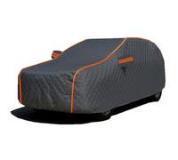 Funda para Coche Antigranizo para VW Amarok Fundas Protectoras Gruesas contra El Granizo Impermeable Protege De La Nieve, La Lluvia, El Sol Y Los Rayos UV para Sedanes, SUV(Black-1)