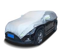 Funda para Coche Impermeable para Todo Tipo de Clima, Media Cubierta Exterior, protección UV para Nieve, Sol, Ajuste Universal para SUV Proteger la Pintura del Coche