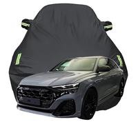 Funda para Coche para Audi RSQ8 Ultra Luxury Sport SUV, Anti Nieve Rasguño UV Oxford Tarpa de Coche, Todo Clima Impermeable Automóviles Cubierta,Black