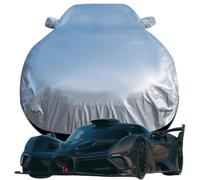 Funda para Coche para Bugatti Bolide, Oxford Tarpa de Coche Anti Nieve Rasguño UV, Todo Clima Impermeable Automóviles Cubierta,Silver