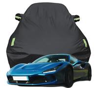 Funda para Coche para Ferrari F8 Tributo, Anti Nieve Rasguño UV Oxford Tarpa de Coche, Todo Clima Impermeable Automóviles Cubierta,Black