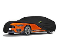 Funda para Coche para Ford Mustang, Cubierta de Sombra contra el Polvo, el Sol y la Lluvia, Ligera y Fina, de poliéster 190T, tafetán, protección contra la Intemperie, protección UV