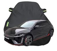 Funda para Coche para Hyundai IONIQ 5 N 2024 2025 2026, Anti Nieve Rasguño UV Oxford Tarpa de Coche, Todo Clima Impermeable Automóviles Cubierta,Black