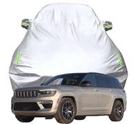 Funda para Coche para Jeep Grand Cherokee A Real SUV 2022 2023 2024 2025 2026, Anti Nieve Rasguño UV Oxford Tarpa de Coche, Todo Clima Impermeable Automóviles Cubierta,Silver