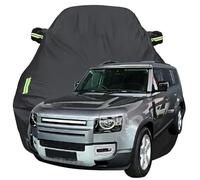 Funda para Coche para Land Rover Defender 130 2024 2025 2026, Anti Nieve Rasguño UV Oxford Tarpa de Coche, Todo Clima Impermeable Automóviles Cubierta,Black