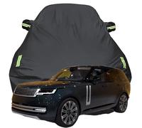 Funda para Coche para Land Rover Range Rover D350 ATB LWB, Anti Nieve Rasguño UV Oxford Tarpa de Coche, Todo Clima Impermeable Automóviles Cubierta,Black