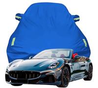 Funda para Coche para Maserati GranCabrio Trofeo, Anti Nieve Rasguño UV Oxford Tarpa de Coche, Todo Clima Impermeable Automóviles Cubierta,Blue