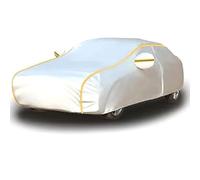 Funda para Coche para Porsche Panamera E-Hybrid 2016-2023, Impermeable, Transpirable, Resistente al Desgarro, Funda Protectora para Coche para Exteriores, Silver Orange