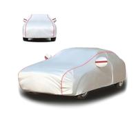 Funda para Coche para Porsche Panamera Turbo E-Hybrid (Seit 2024), Impermeable, Transpirable, Resistente al Desgarro, Funda Protectora para Coche para Exteriores, Silver Red