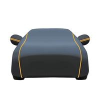 Funda para Coche para Rolls-Royce Silver Seraph Funda Coche Impermeable Cubierta de Coche Exterior Transpirable Anti-UV Resistente al Polvo Lluvia Rasguño con Cremallera,Negro-Naranja
