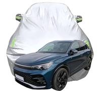 Funda para Coche para Tiguan R-Line, Oxford Tarpa de Coche Anti Nieve Rasguño UV, Todo Clima Impermeable Automóviles Cubierta,Silver-Plus-Cotton