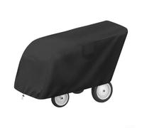 Funda para cochecito de bebé al aire libre, lona impermeable 210D para cochecito de 6 pasajeros, protección contra lluvia, nieve, polvo, rayos UV, con cremallera, color negro