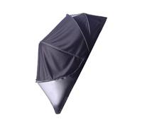 Funda para cochecito, extensor de toldo con cobertura completa, tela transpirable y cremallera bidireccional, protección solar para cochecito, para paseos al aire libre en climas cálidos, 12.6 x 11.81