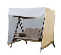 Funda para columpio de jardín de 3 plazas, impermeable, a prueba de polvo y aislamiento térmico, protección solar para silla de columpio de patio, se adapta a muebles de exterior de 223 x 152 x 183 cm