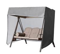 Funda para columpio de jardín de 3 plazas, impermeable, a prueba de polvo y aislamiento térmico, protección solar para silla de columpio de patio, se adapta a muebles de exterior de 223 x 152 x 183 cm