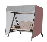 Funda para columpio de jardín de 3 plazas, impermeable, a prueba de polvo y aislamiento térmico, protección solar para silla de columpio de patio, se adapta a muebles de exterior de 223 x 152 x 183 cm