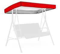 Funda para columpio de patio hecha de tela Oxford 210D resistente a la intemperie con agujero lateral para una fácil instalación (rojo)