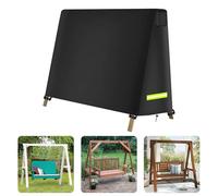 Funda Para Columpio Hollywood, Oxford 420D 200x139x200 cm Con Tiras Reflectantes Y Correas De Sujeción Resistente A Los Rayos UV Al Polvo Y Al Agua Para Columpios Con Estructura En Forma De A