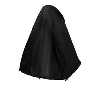 Funda para columpio simple hecha de tela Oxford 210D que ofrece rendimiento impermeable y barrera contra el polvo (61 x 69 x 92 cm, negro)