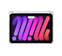 Funda para Compatible with iPad Air 4ª Generación Mini6 2021 Silicona Sexta generación Ranura Protectora Transparente para bolígrafo TPU de Cuatro Funda Compatible with iPad Mini 6ª (Clear, One Size)